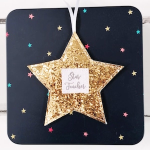 Teacher gift - Star teacher -  Thank you teacher gift - Star gift - End of term gift - Personalised teacher gift - Thank you teacher -