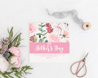 Mother's Day Card - Mother's day gift- Scripture card-  Proverbs 31 card -  Encouragement card -  Her children arise and call her blessed