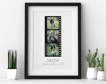 Fathers Day Gift - Personalised Print for Dad - Father's Day Gifts - Photo family gift - Dad Birthday gift - Gift from kids - Daddy print