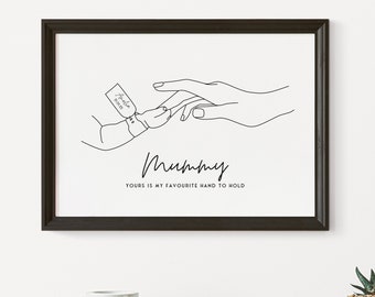 Stampa per la festa della mamma per la mamma - Regalo per la mamma - Stampa personalizzata per la mamma - Stampa per la mamma - Primo regalo per la festa della mamma - Regalo di compleanno per la mamma - Regalo unico
