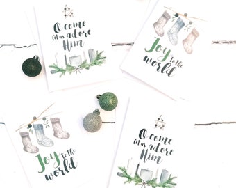 Mixed Luxury Christmas Card Set -Christmas Cards - Christian cards - Christian Christmas Cards - Christian Gifts - Christmas