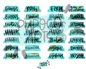 Bible Tabs, Bible Journaling  Printable TABS, Digital Print,