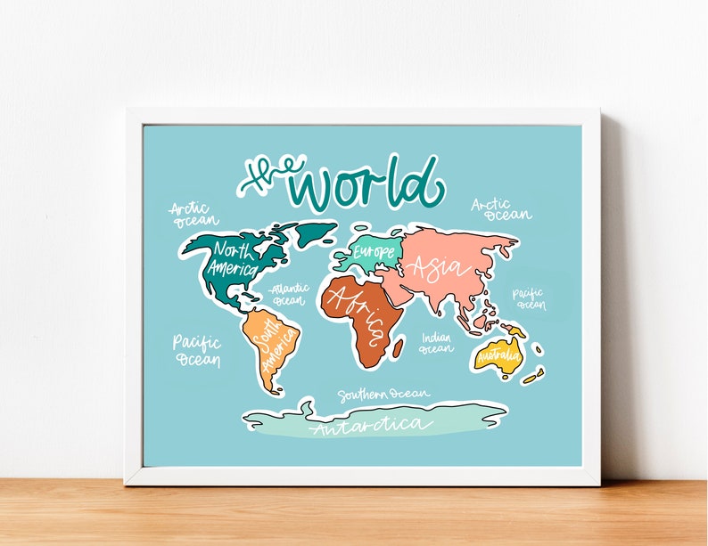 World Map image 1