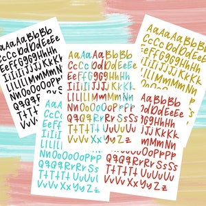 Alphabet Bible Journaling Printable, Digital Print