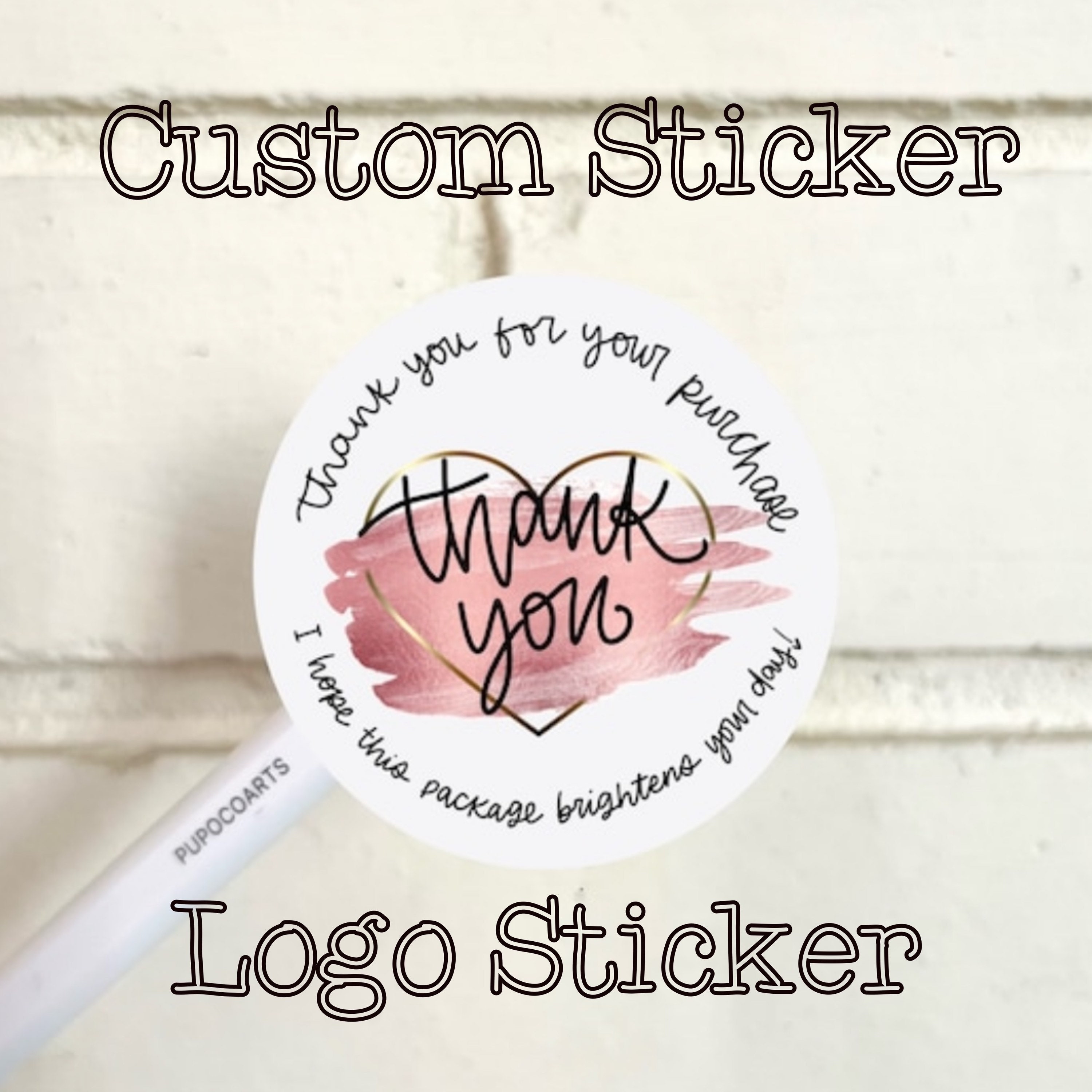 Custom Business Logo Window Decals Wall Decor Stickers