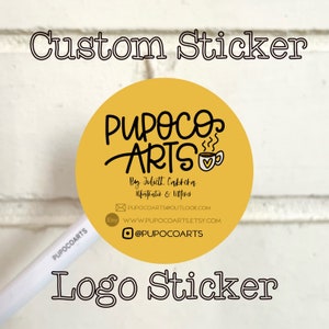 LOGO Stickers, custom stickers, Packaging Stickers, Labels, thank you Stickers, THANK YOU labels, Custom Labels Business image 1