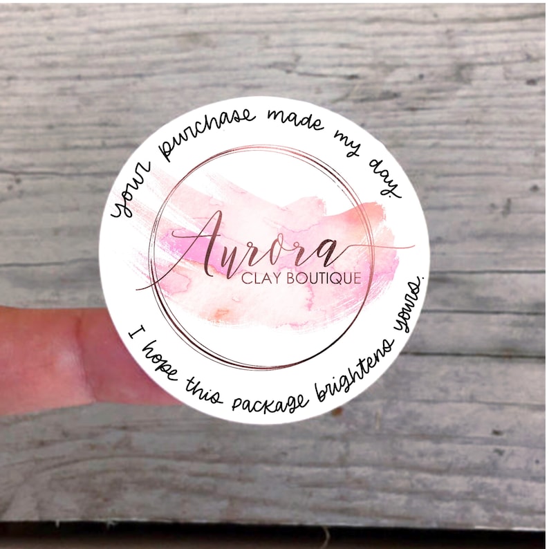 LOGO Stickers Custom Stickers Packaging Stickers Labels Etsy