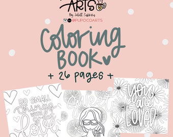 PupocoARTS Digital Coloring Book / Procreate / Instant Download / Coloring Pages