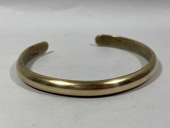 Vintage brass cuff bracelet online