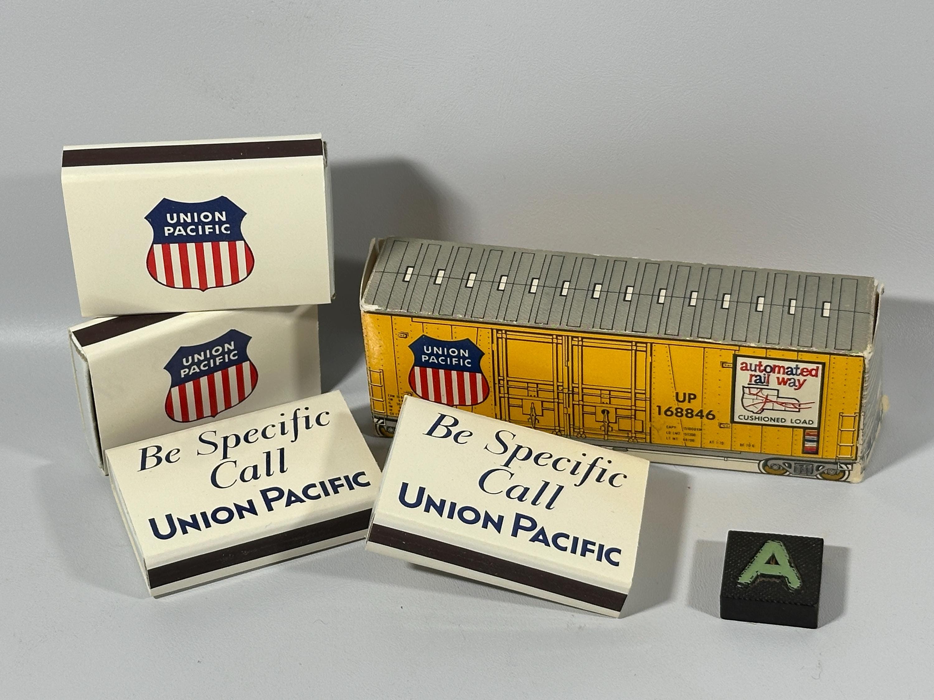Union Pacific Matches in Rail Car Box - Etsy