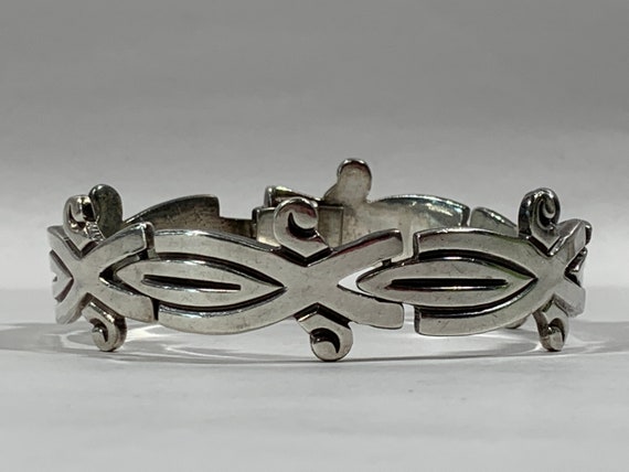 J Flores Taxco Mexico Sterling Braclet - image 1
