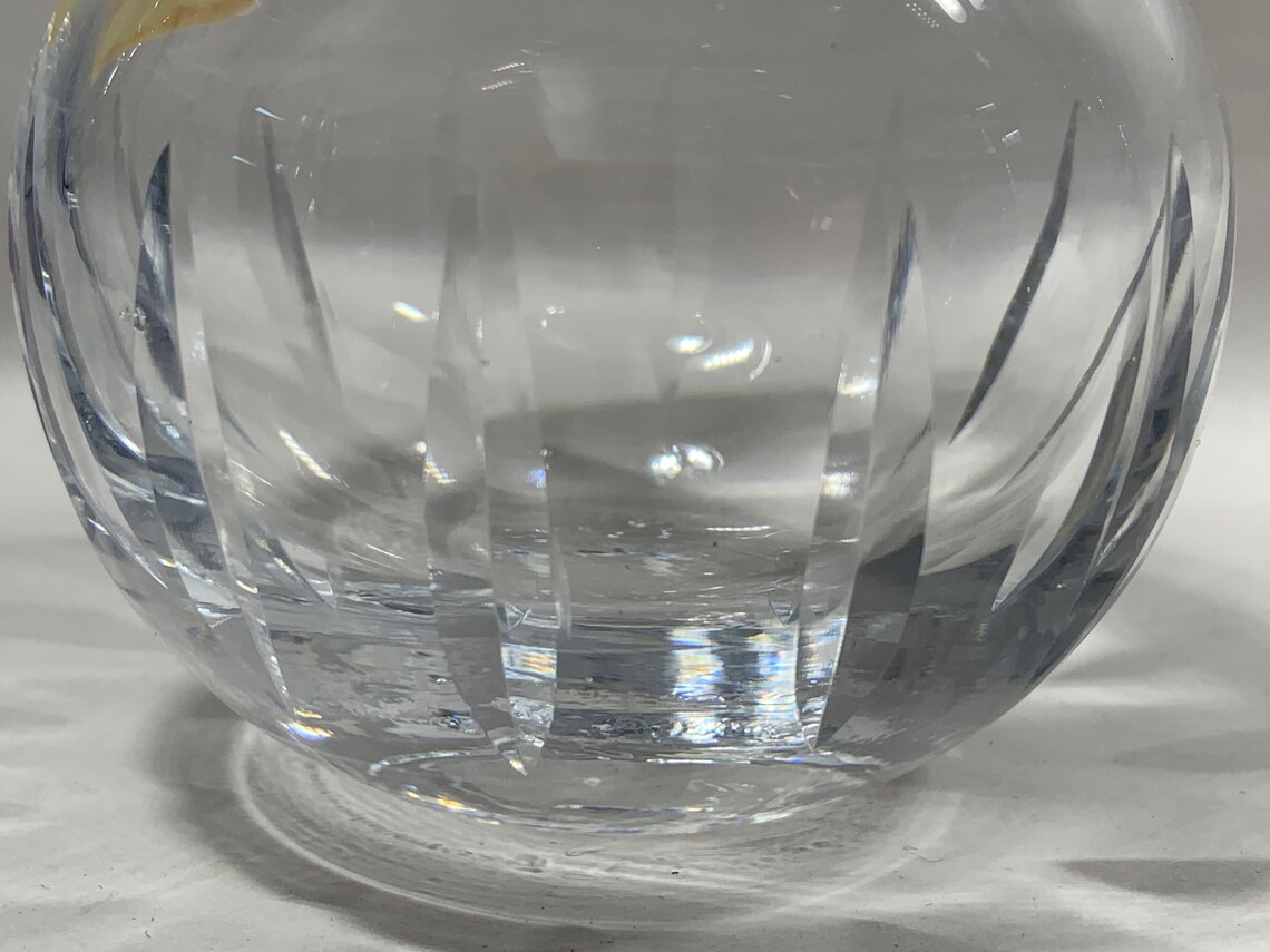 Toscany Handblown Lead Crystal Vase Made in Italy Etsy