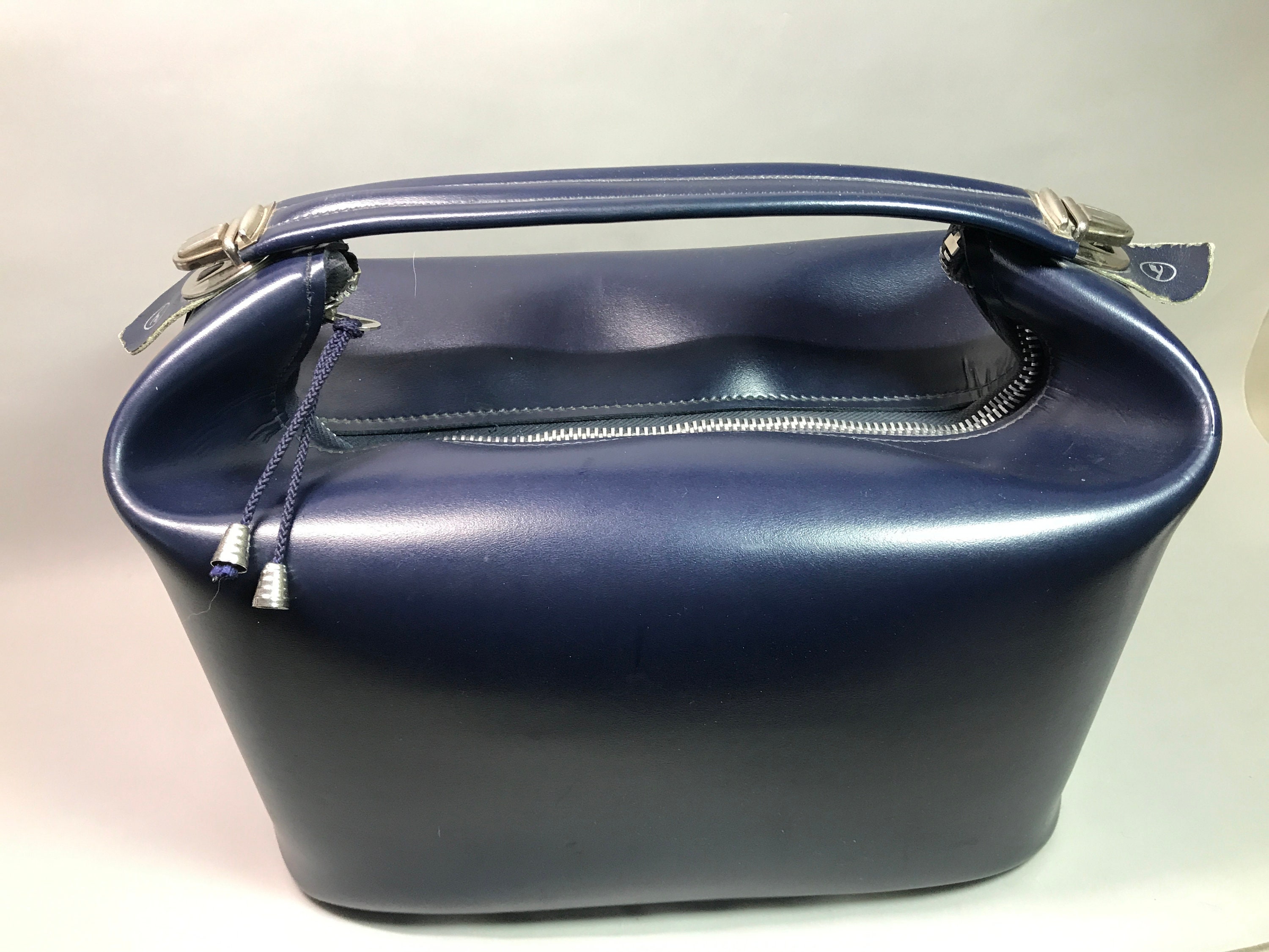 Vintage Lufthansa Stewardess/Flight Attendant Bag Publicite Serdan