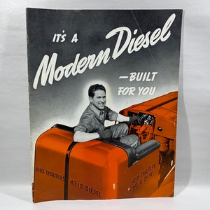 Allis-Chalmers Modern Diesel HD 10 Tractor Brochure 1940s