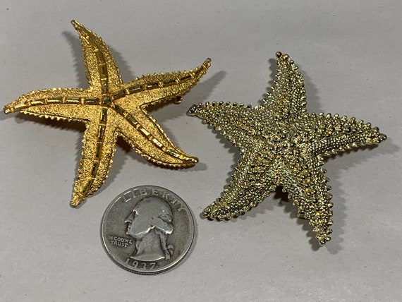 Starfish Brooch Duo - image 8