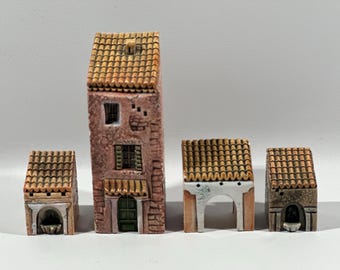 Gault Miniature Building ~ Original Ceramic ~ Provence