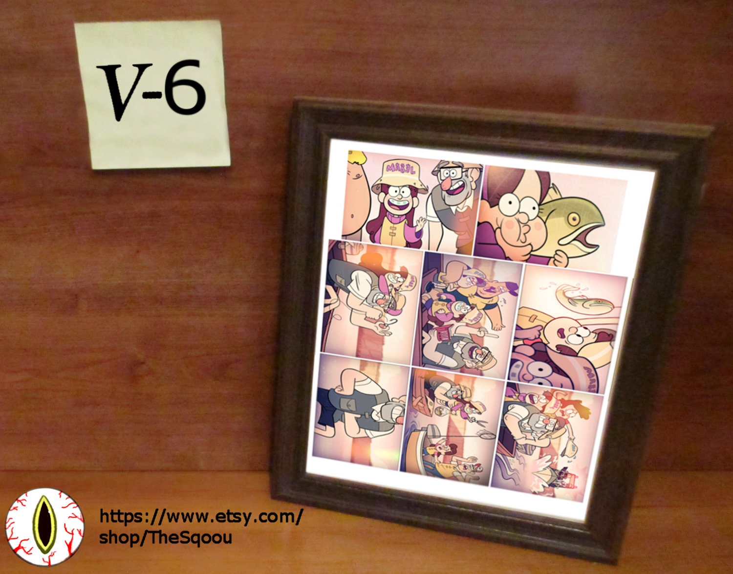 Gravity Falls Polaroids Custom Collections Prop Replicas Etsy