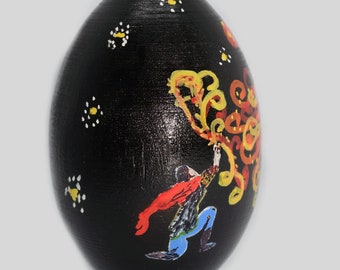 Wooden egg - Firebird