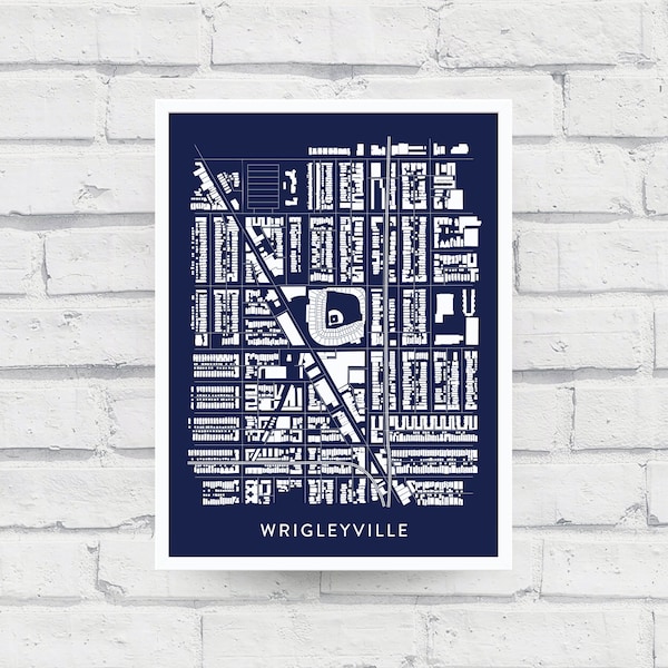 Chicago Map - Etsy