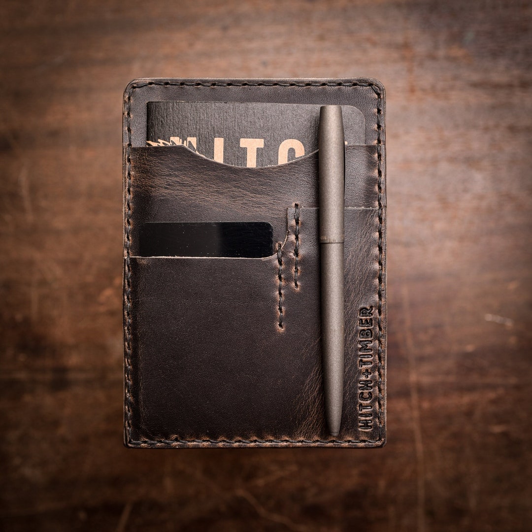 The Travel Caddy Leather EDC Notebook Cover for Passport