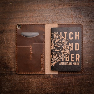 The County Fold Wallet Journal Cover Wallet Brown Nut