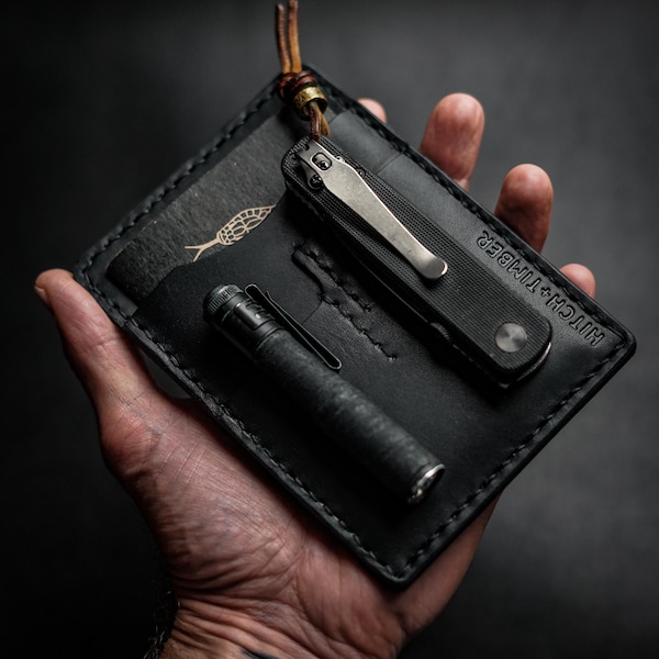 Notebook Caddy 2.0 - Leather EDC Notebook Cover for Passport Travel or Journal