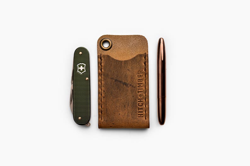 EDC Pocket Slip Leather Sleeve for Everyday Carry image 2