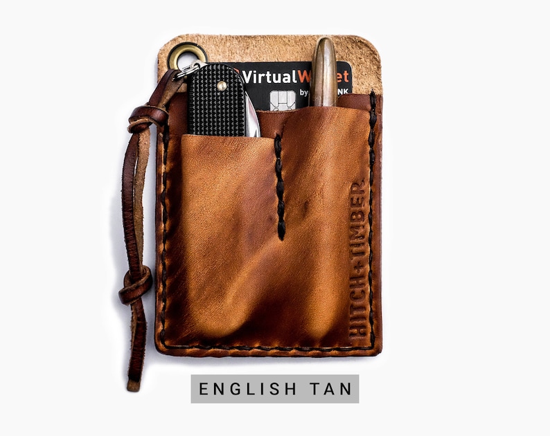 The Card Caddy English Tan