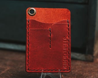 The Card Caddy in Big Red