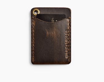 Flat Jack Wallet ~ Leather Front Pocket EDC Card Wallet