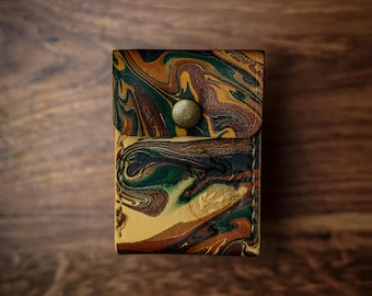 Half Hitch ~ Hand Marbled Leather