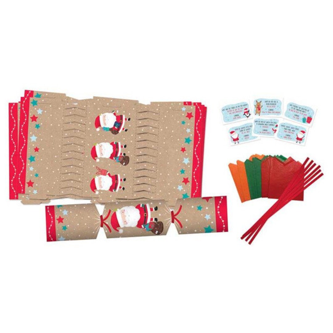 Make Your Own Christmas Crackers Craft Kit Eco Christmas Etsy
