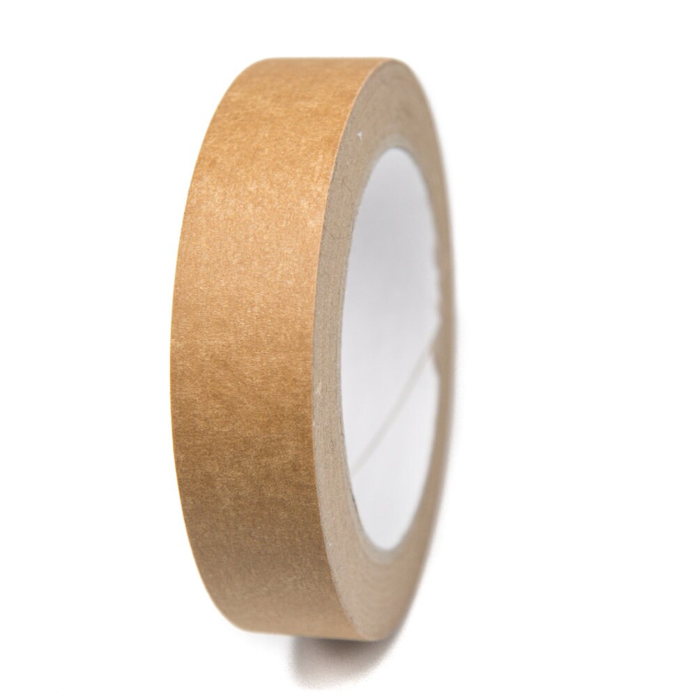 Fiberglass Reinforced Kraft Paper Adhesive Tape 25m X 48mm Roll Color