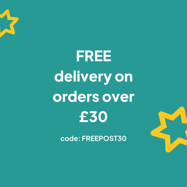free delivery on orders over £30