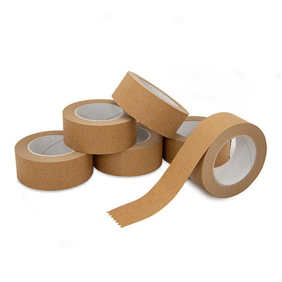 Recycled Kraft Paper Tape Eco Friendly Tape Eco Packaging Wide Paper Tape 