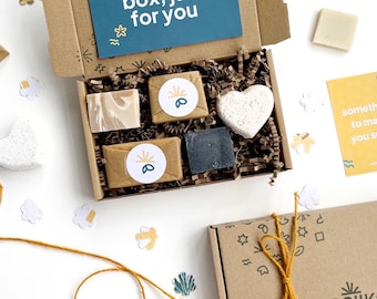 Eco Pamper Box - Zelfverzorgingscadeau - Natuurlijke veganistische verwenmand