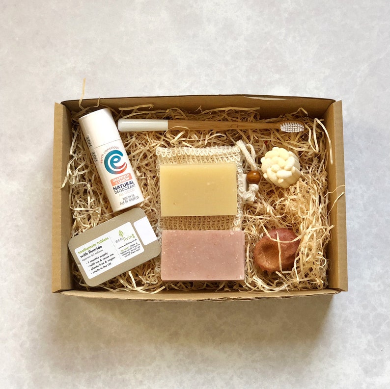 Zero Waste Bathroom Starter Kit Eco Friendly Skincare Etsy