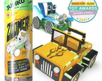 Kit Zoomer JUNKO! - Kit regalo per bambini per modellare oggetti di scarto