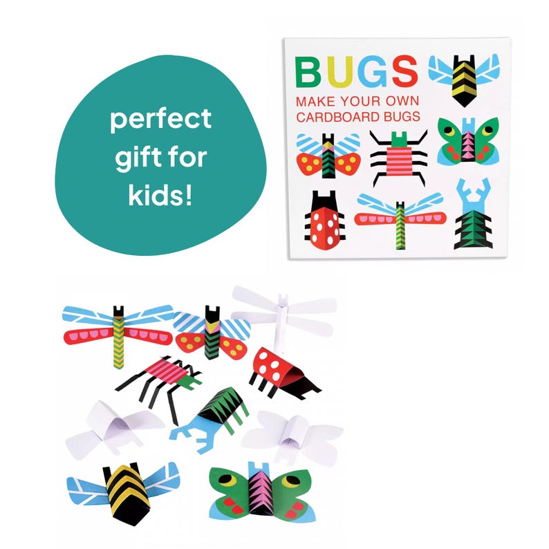 make your own bugs origami kit for kids