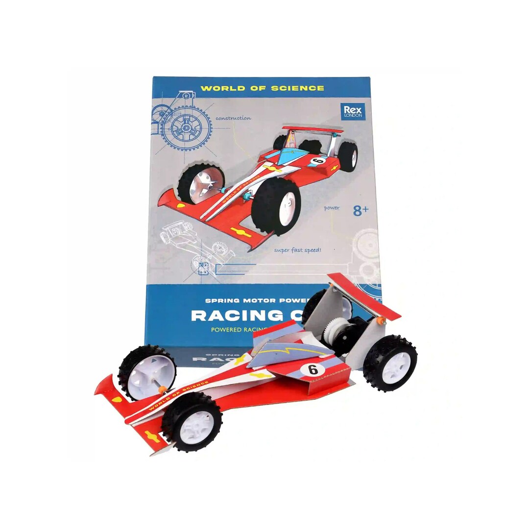 Children's Make Your Own Racing Car Craft Kit STEM Toys Etsy