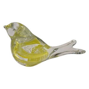 Vintage Murano Hand Blown Art Glass Bird, Made in Italy, 1960s