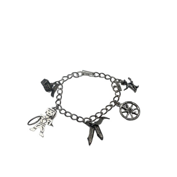 925 Sterling Silver Charm Bracelet, Free Shipping