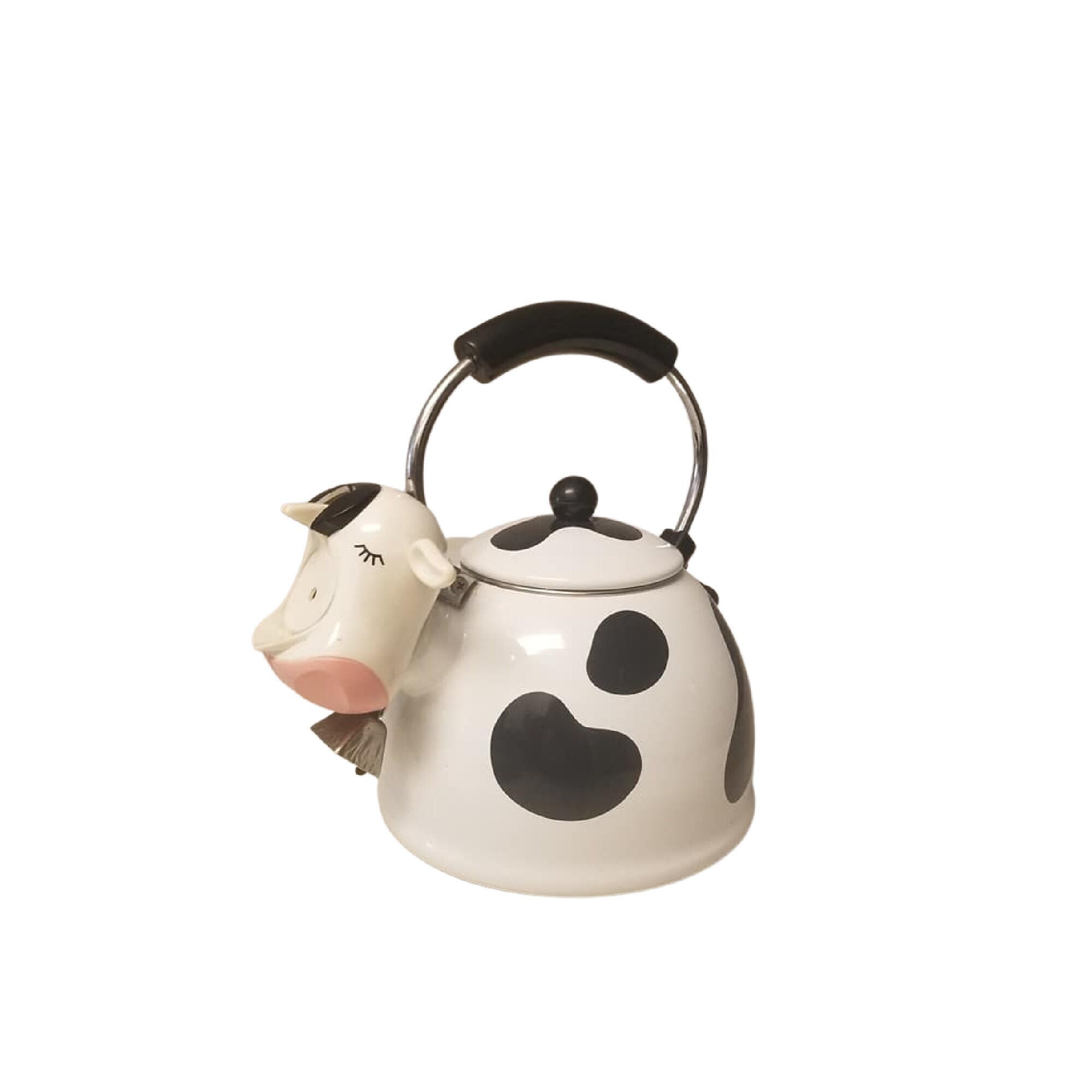 Cow Whistling Tea Kettle, Cute Animal Teapot, Kitchen Accessories