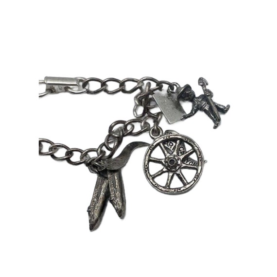 925 Sterling Silver Charm Bracelet, Free Shipping - image 4