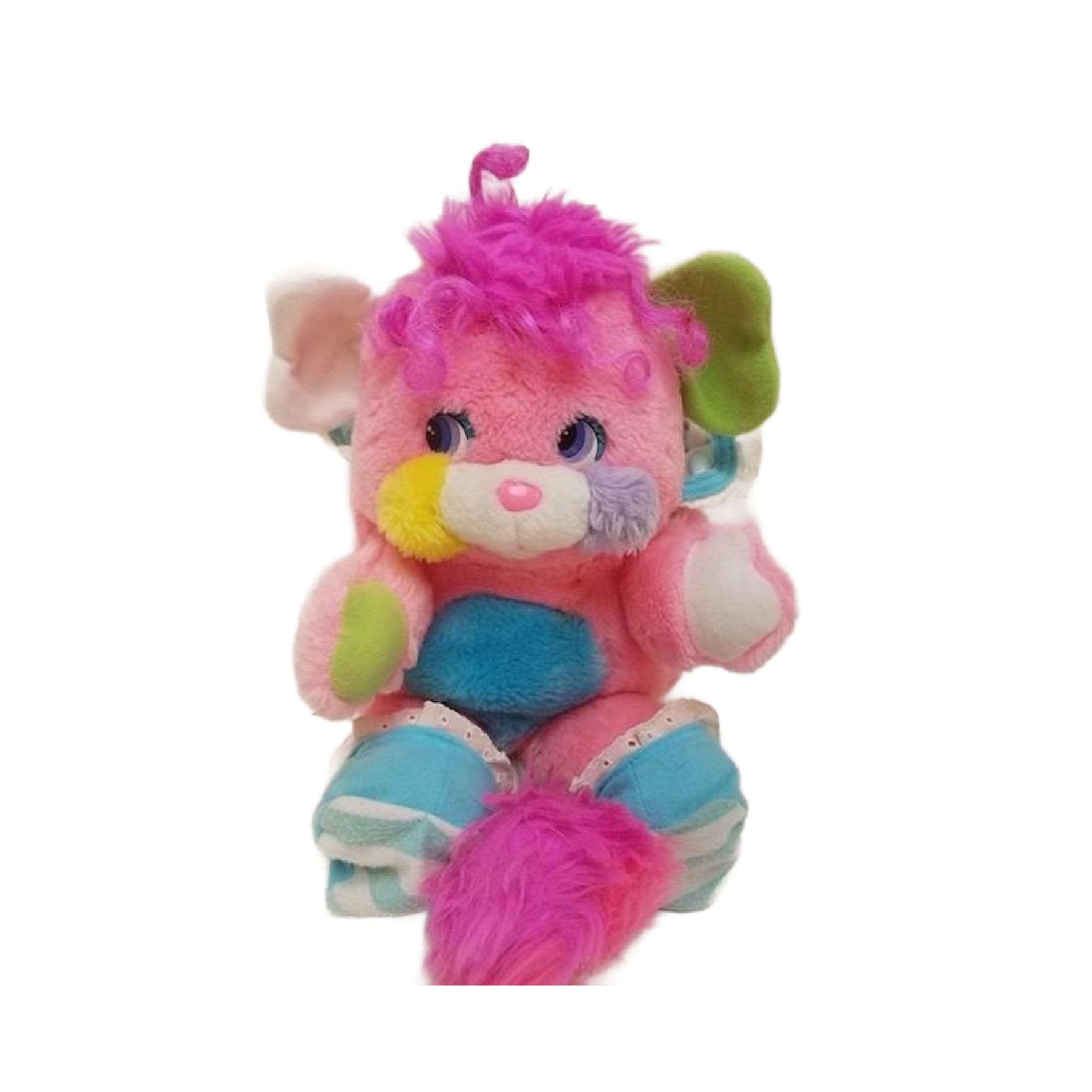 Vintage Popples baby Cribsy Pink Plush Stuffed Animal 11 Mattel