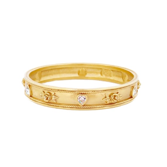 Gold "Love Blooms" Bangle By Elizabeth Taylor For… - image 7