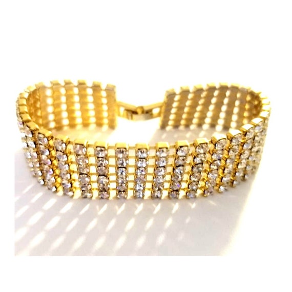 Art-Deco-Gold-Kristall-Armband