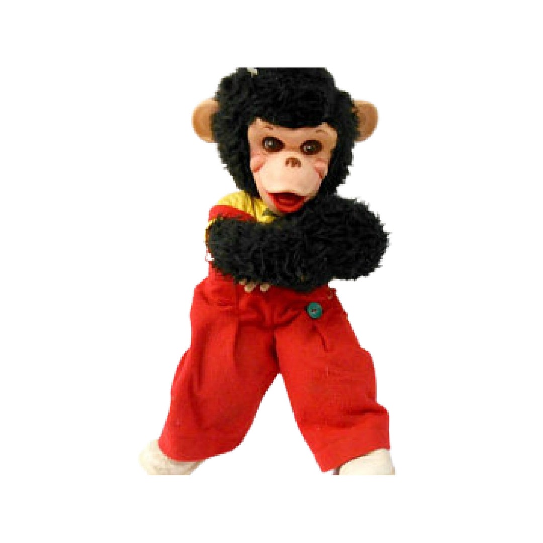Fiesta Stuffed Plush 1996 Bright Yellow Monkey Chimp Ape