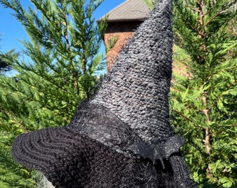 Spiked Witch Hat: Fuzzy Moonlight Spider Cosplay