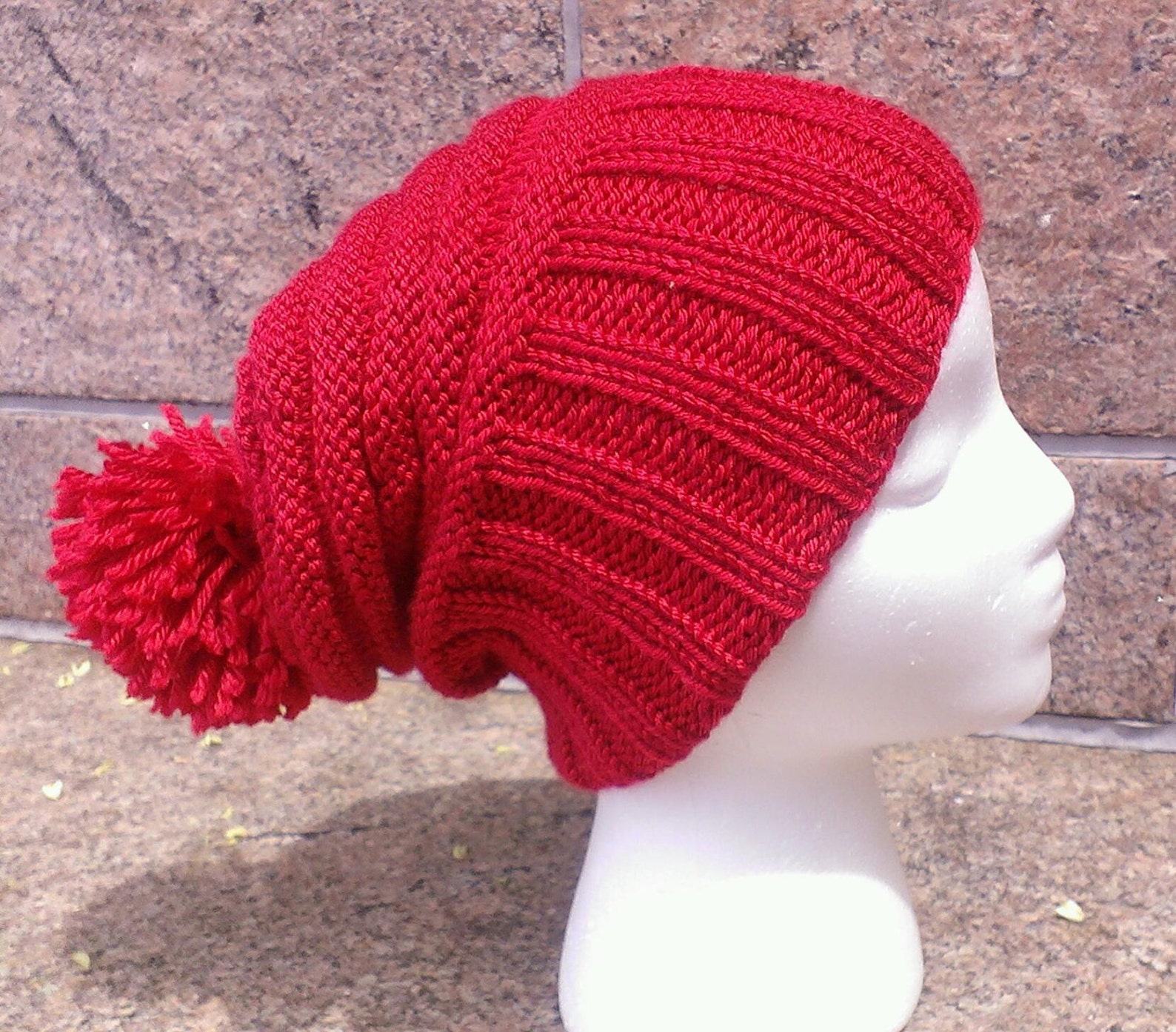 Red Hat Red Winter Hat Red Christmas Hat Valentine's - Etsy